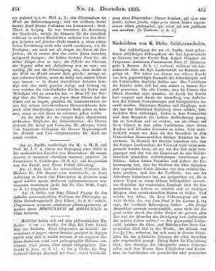 Nachrichten von K. Sächs. Gelehrtenschulen.