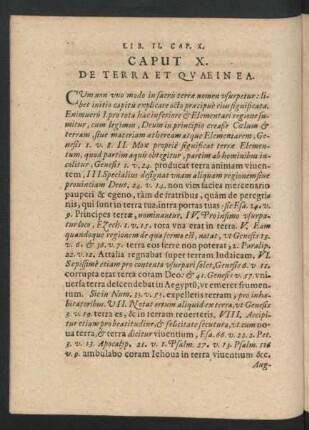 Caput X. De Terra Et Quae In Ea.