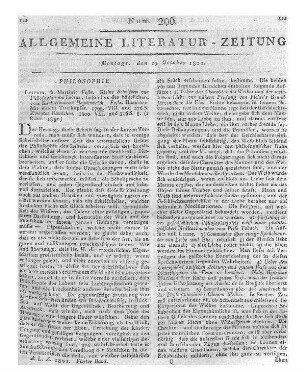 Heydenreich, K. H.: Vesta. Bd. 1-2. Kleine Schriften zur Philosophie des Lebens, besonders des häuslichen. Leipzig: Martini 1798-1800