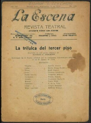 La trifulca del tercer piso : pochade en dos actos