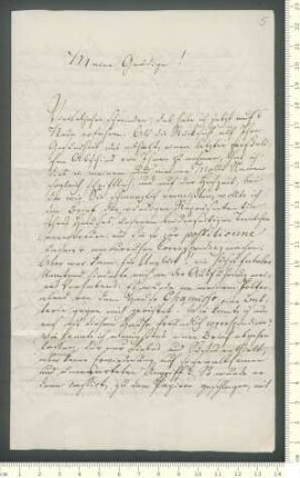 Brief von Hermann Nicolai an Antonie von Chamisso