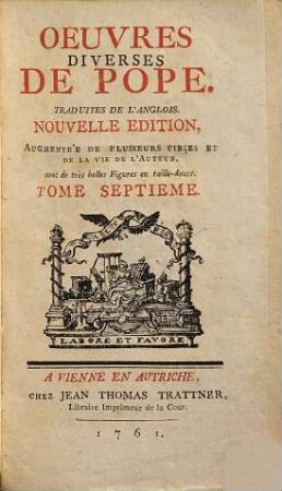 Oeuvres Diverses De Pope : Traduites De L'Anglois, 7