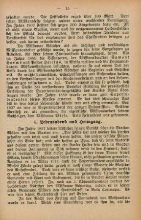 4. Lebensabend und Heimgang