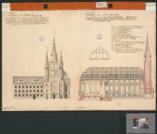 Stiftskirche St. Gumbertus in Ansbach vor dem Umbau
