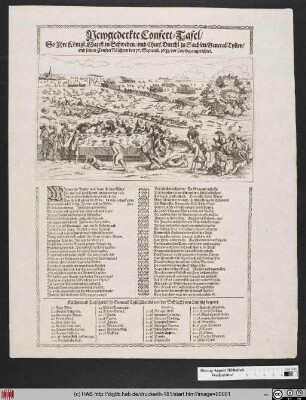 Newgedeckte Confect-Tafel/ So Ihre Königl. Majest. in Schweden/ und Churf. Durchl. zu Sachsen/ Genral Tyllen/ und seinen Confect Näschern den 17. Septemb. 1631, vor Leiptzig angerichtet