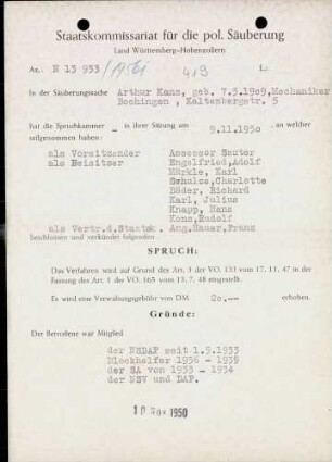 Kanz, Arthur