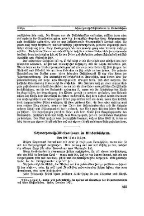 Schwarz=weiß=Illustration in Kinderbüchern