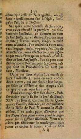 Xme Lettre A L'Auteur Des Nouvelles Ecclésiastiques