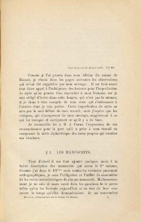 Observations sur le Roman de Renart : Suives d'une table alphabétique des noms propres. Supplement de l'édition du Roman de Renart