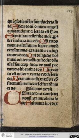 Cantate domino canticum novum...
