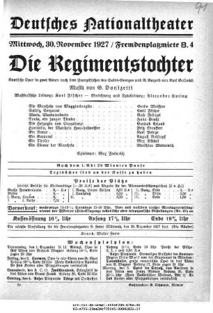 Die Regimentstochter