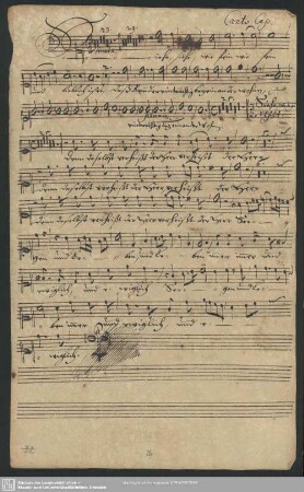 Canto Cap. [dt.]