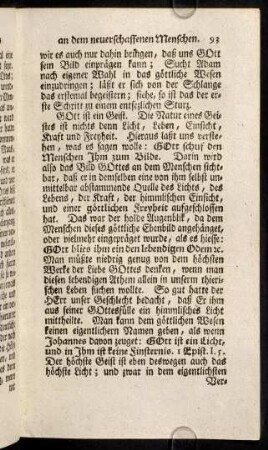 93-103, Gott ist ein Geist. Die Natur eines Geistes ist ...
