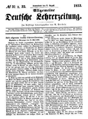 Die fünfte allgemeine deutsche Lehrerversammlung : abgehalten zu Salzungen den 16 Mai 1853