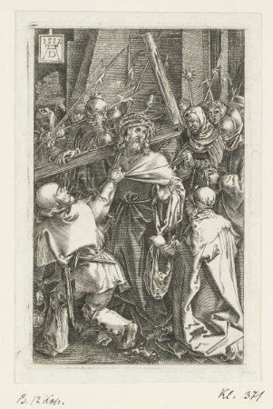 Kreuztragung, Blatt 10 der Folge "Passion"