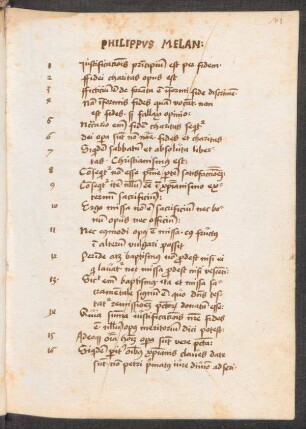 Thesen, vom 3. August 1520