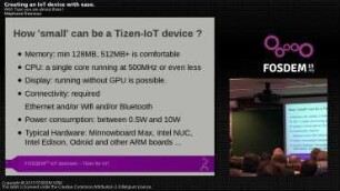 Creating an IoT device with ease: With Tizen you are almost there!