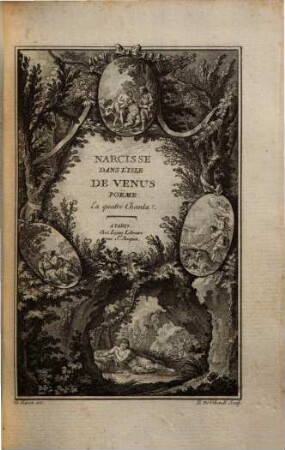 Narcisse dans l'Isle de Venus : Poëme en quatre chants
