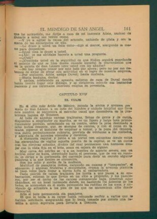 Capítulo XVII - El viaje
