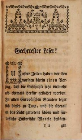 D. Joh. Friedrich Joachims, öffentlichen Lehrers der Rechte und Geschichte auf der Königlichen Preußischen Friedrichs-Universität zu Halle, Einleitung zu der Reichs-Historie : darin der Ursprung und Fortgang des Heil. Röm. Reichs aus bewährten Urkunden und Geschichtschreibern abgehandelt wird