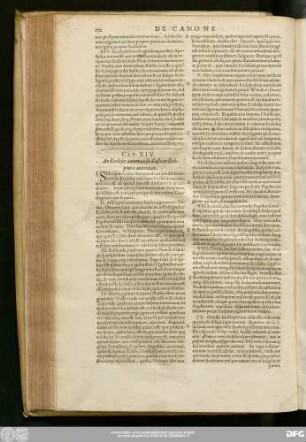 Cap. XIV. An Ecclesiae autoritas sit illustrior Scripturae autoritate.