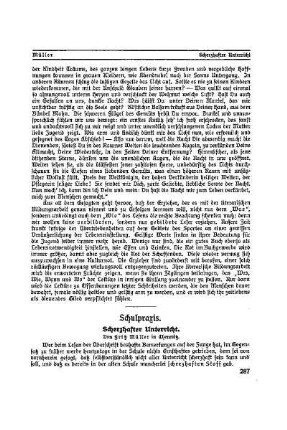 Schulpraxis : Scherzhafter Unterricht