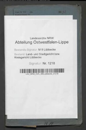 Erblasser: Niemann gt. Haferkamp, Marie Elisabeth, geb. Lehde: