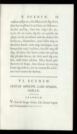 VI. Scenen.