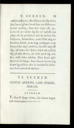 VI. Scenen.