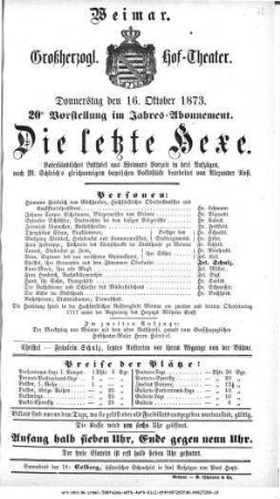 Die letzte Hexe