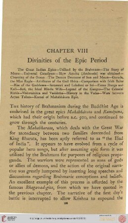 Divinities of the Epic Period