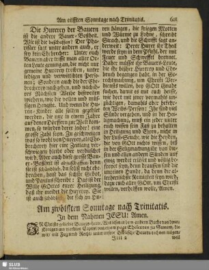 Am zwölfften Sonntage nach Trinitatis