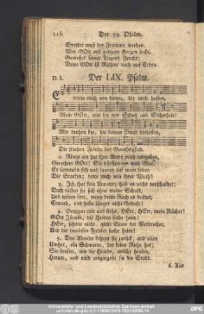Der LIX. Psalm.