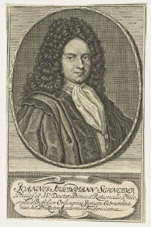 Bildnis des Joannes Friedemann Schneider