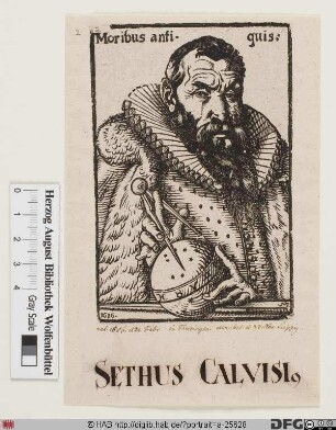 Bildnis Seth Calvisius (eig. Kallwitz) d. Ä.
