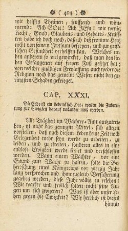 Cap. XXXI.