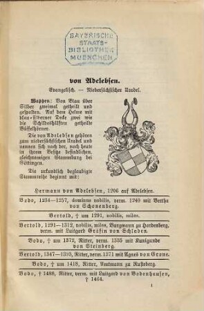 Jahrbuch des deutschen Adels. 1. 1896