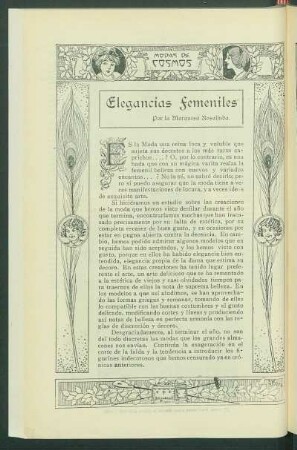 Elegancias femeniles