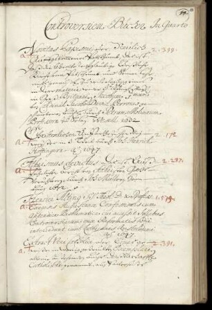 Controversien-Bücher in quarto