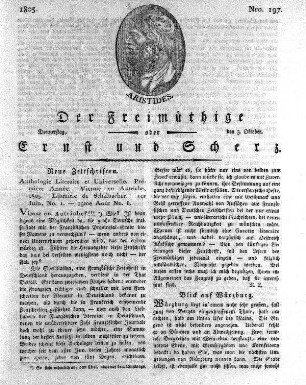 Nro. 197, Donnerstag den 3. Oktober