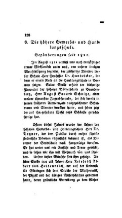 Die höhere Gewerbs- und Handlungsschule