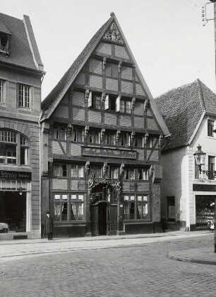 Osnabrück, Gasthof zur Walhalla : Osnabrück. Gasthof zur Walhalla, Bierstraße 24. Straßenansicht