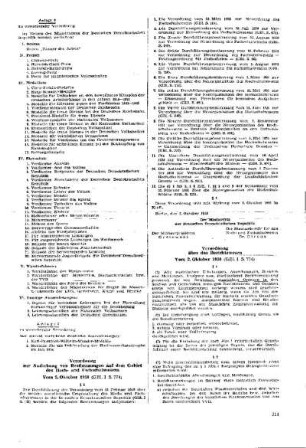 Verordnung zur Aufhebung von Bestimmungen auf dem Gebiet des Hoch- und Fachschulwesens : Vom 2. Oktober 1958 (GBl. I S. 774) ; [Nachdrucke aus dem Gesetzblatt]