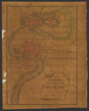 Plan de Meziers-Charleville et Mont Olympe