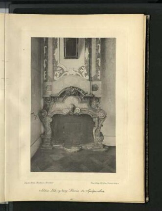 Schloss Ludwigsburg. Kamin im Spielpavillon