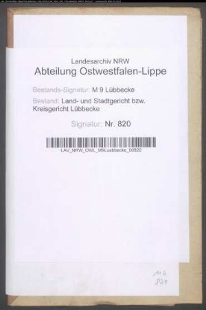 Erblasser: Langelahn, Marie Wilhelmine Henriette:
