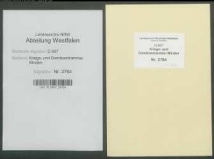 Bereisung der Forsten im Amte Ravensberg
