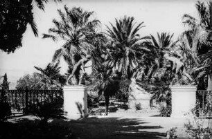 Garten des Achilleion (HAPAG-Mittelmeerfahrt der Oceana Leonhardt 1929)