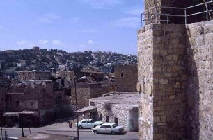 Blick auf die Stadt Hebron [Israel-Exkursion]