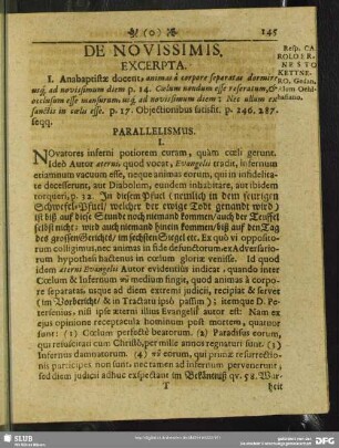 De Novissimis